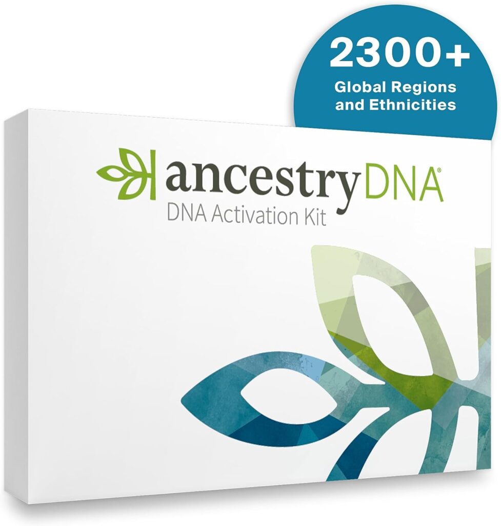 AncestryDNA Genetic Test Kit: Personalized Genetic Results, DNA Ethnicity Test, Origins Ethnicities, Complete DNA Test