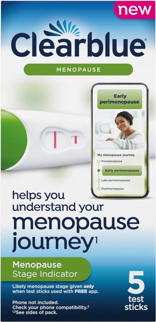 Clearblue Menopause Stage Indicator at-Home FSH Hormone Test Kit for Women