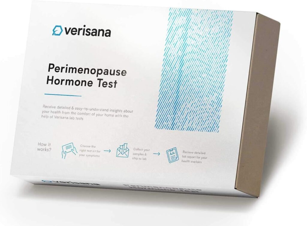 Perimenopause Test – at-Home Testing Kit for Women – Measure Estradiol, LH FSH Levels – Analysis by CLIA-Certified Lab – Verisana