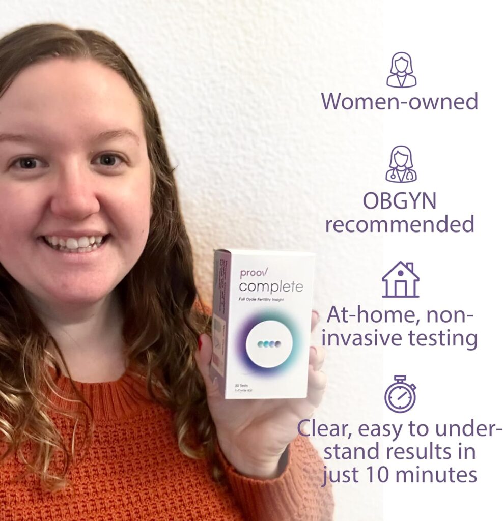 Proov Complete Fertility Testing System | Help Test Your Fertility at Home | Medical-Quality at Home Tests