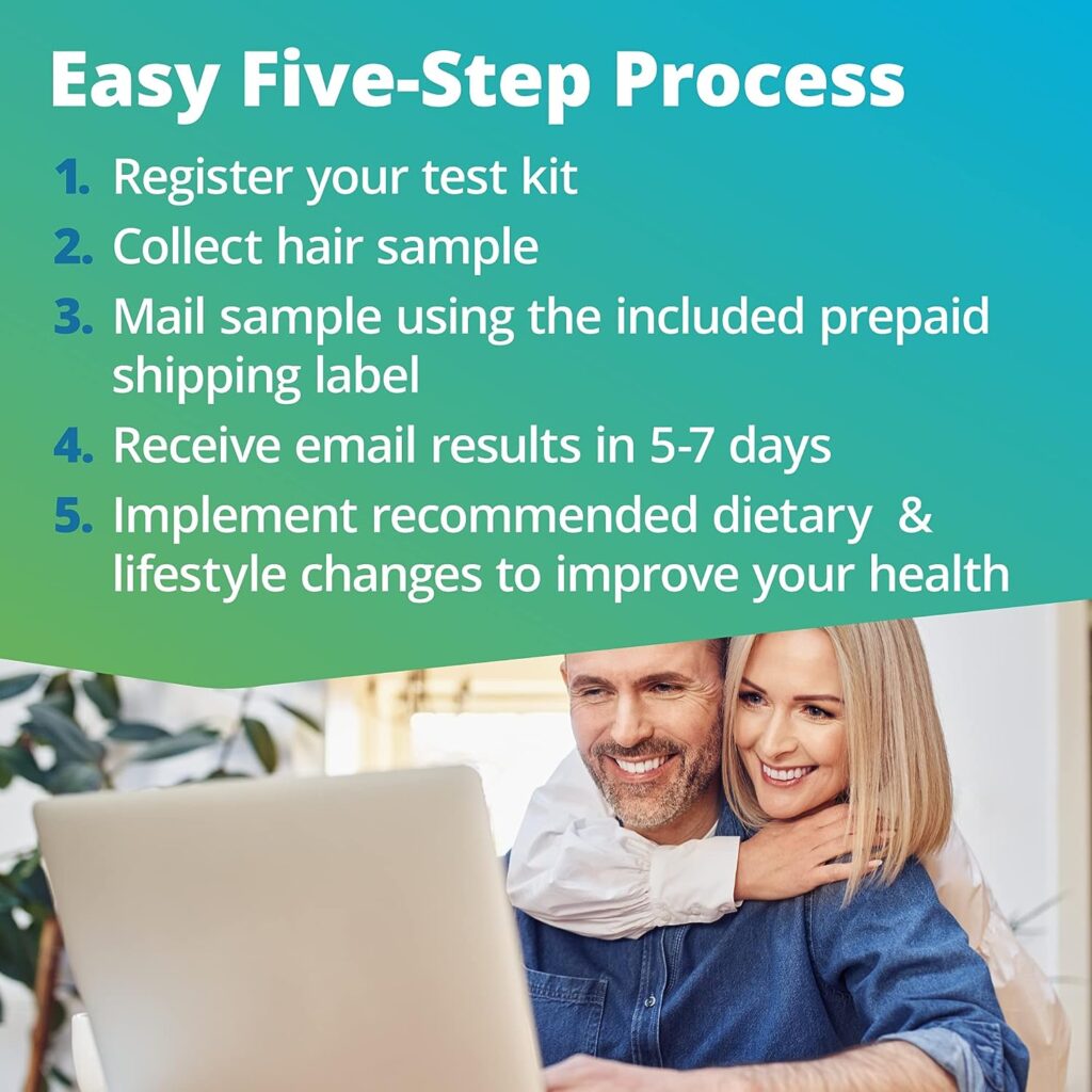 5Strands Food Environmental Intolerances, Deficiency Test, 998 Items Tested, Includes 4 Tests - Food Intolerance, Environment Sensitivity, Nutrition Metals Imbalance Test, Results in 5 Days