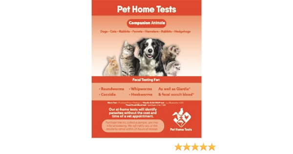 Pet Home Tests Companion Animal Worm Test
